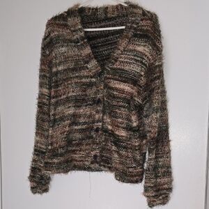 Cozy Multicolor Women's Cardigan